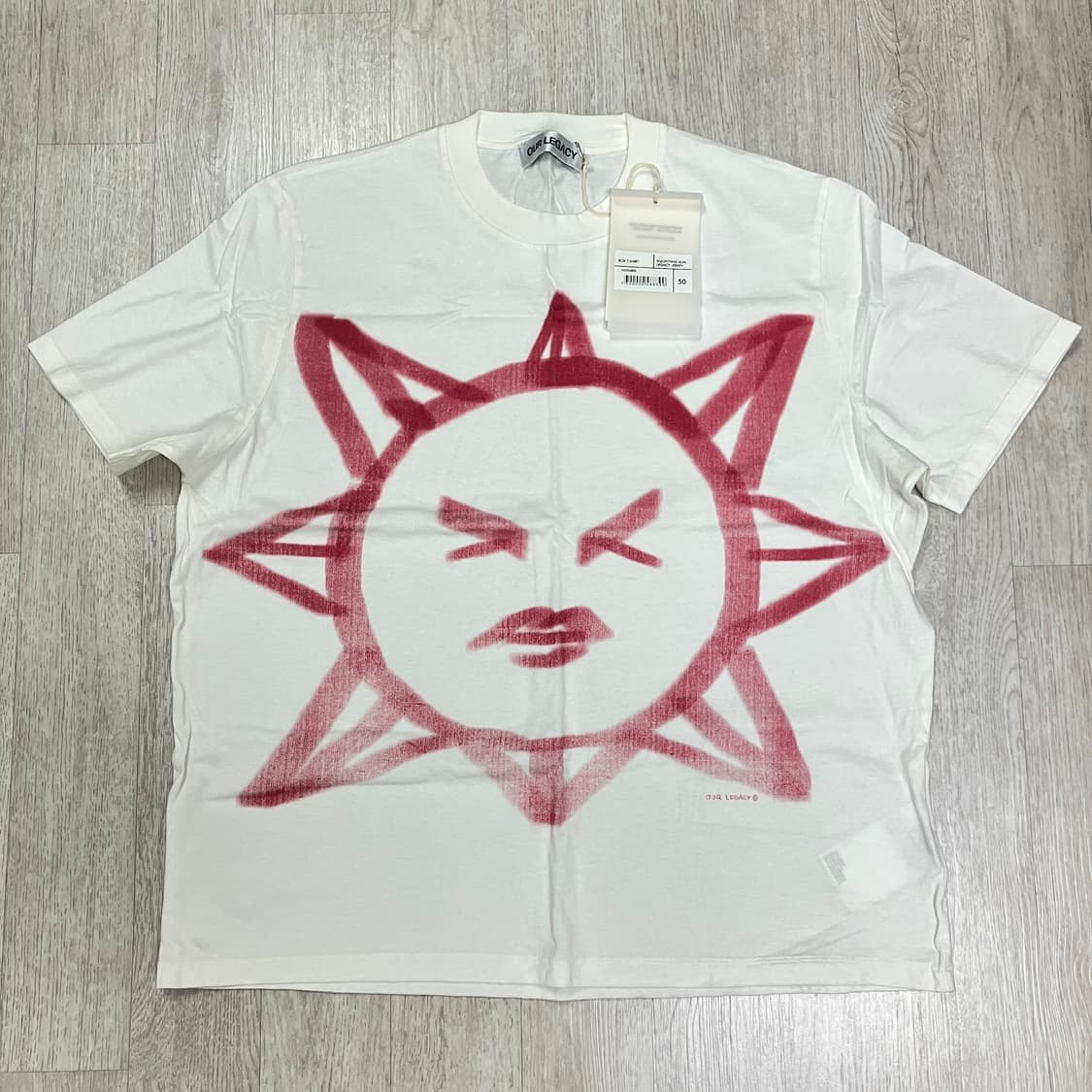 [50] 아워레가시 25ss 스퀸팅 선 박스 티셔츠 반팔 상품이미지4