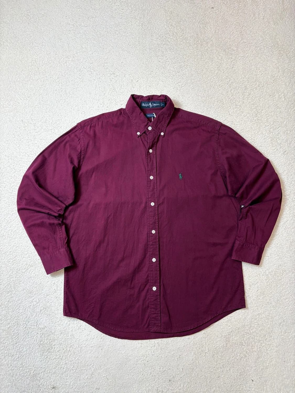 폴로 랄프로렌 00's 코튼 솔리드 로고 셔츠 PN6493 상품이미지1