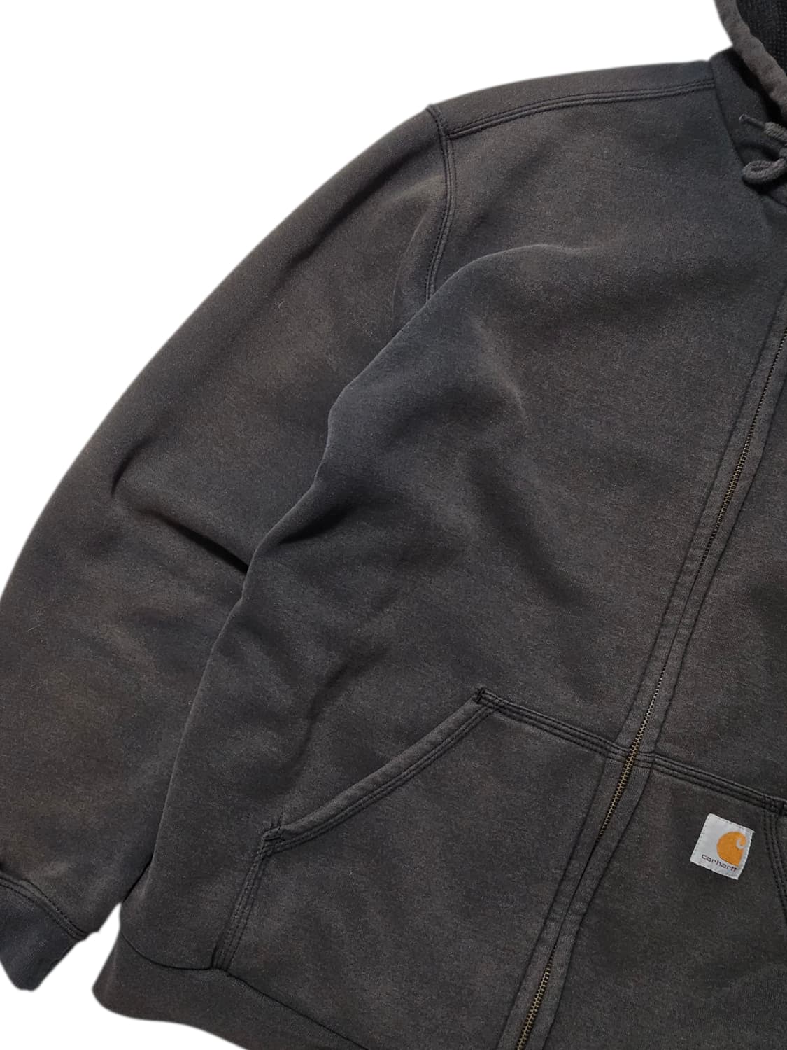 칼하트 써멀 후드집업 썬페이딩 와플 M 페이드 상품이미지2