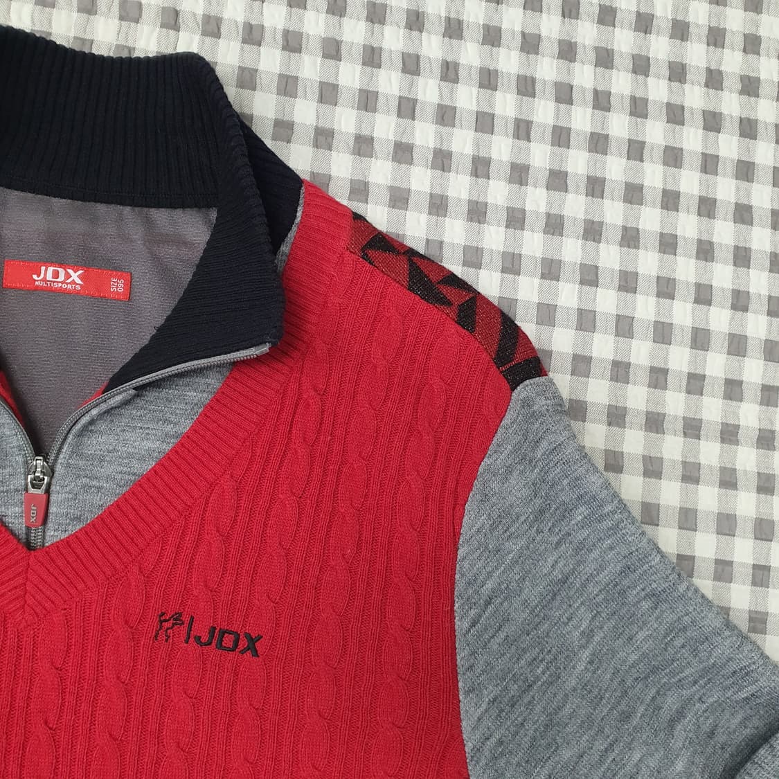JDX 방풍 반집업 스웨터 남자95 상품이미지3