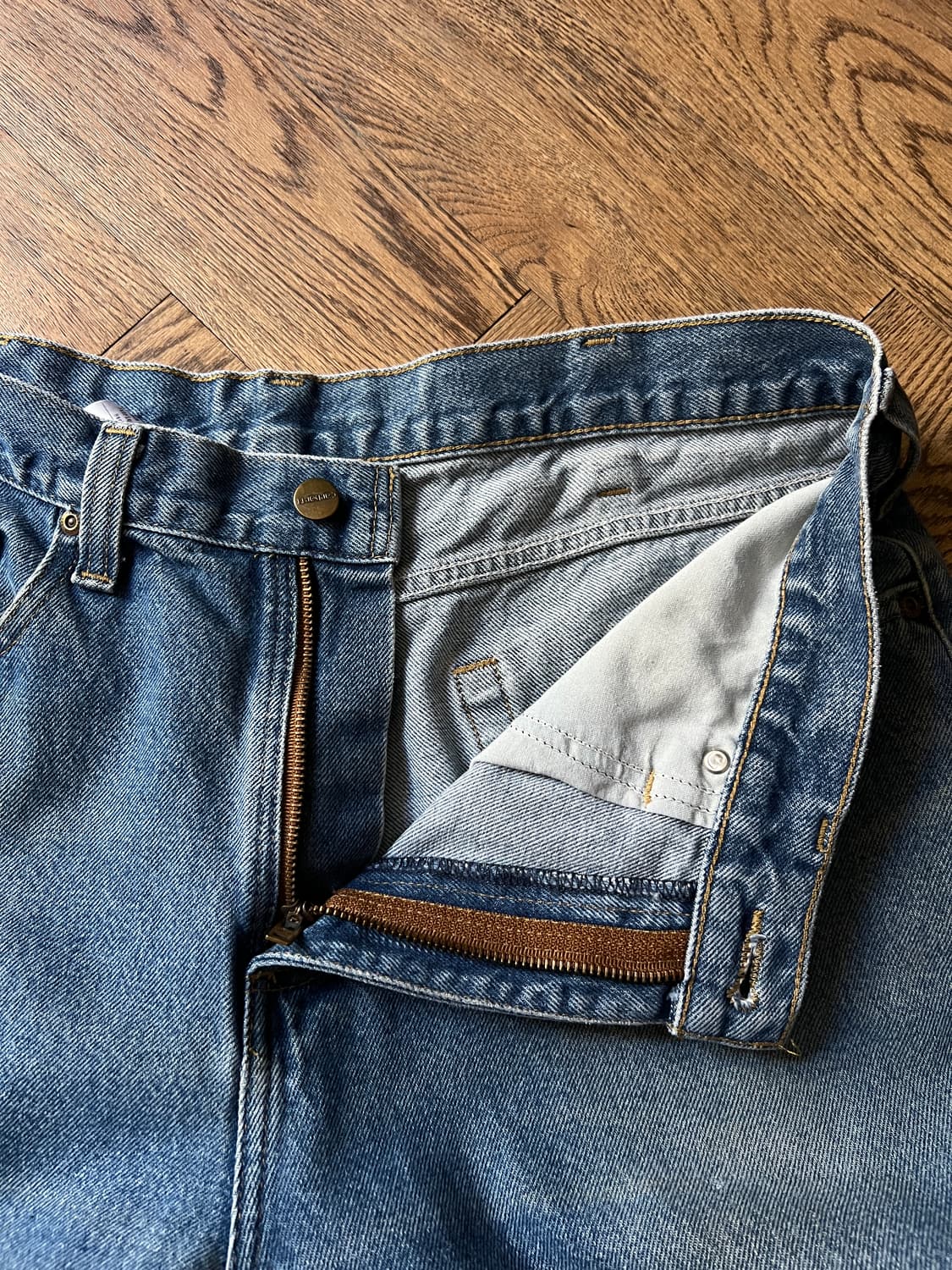 [35]칼하트 USA 빈티지 워싱 워크 데님 팬츠 상품이미지3