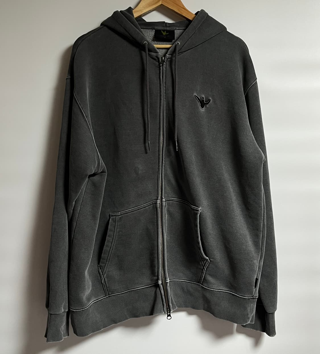 와릿이즌 마크곤잘레스 오버핏 피그먼트 후드집업 후드티 XL 상품이미지1