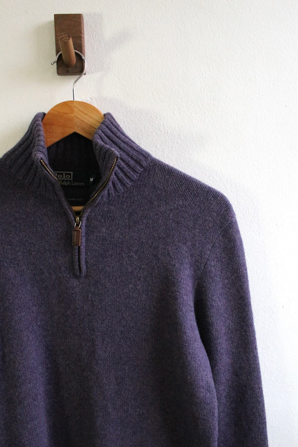 폴로 1/4 집업 니트 상품이미지3