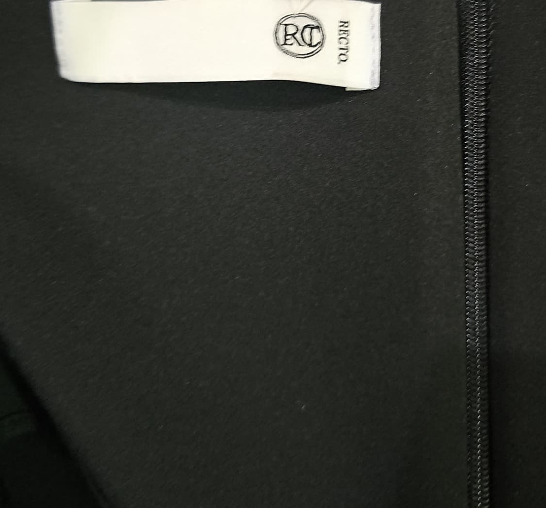 렉토 시그니처 커브드넥 슬리브리스 물결 드레스 원피스 상품이미지7