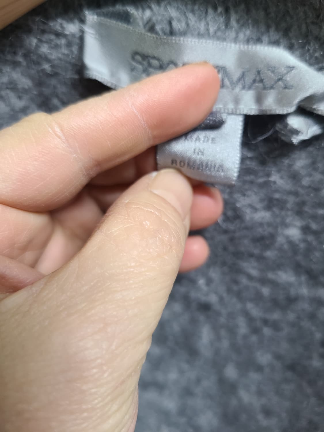 스포츠막스 울혼방 집업 코트 상품이미지3