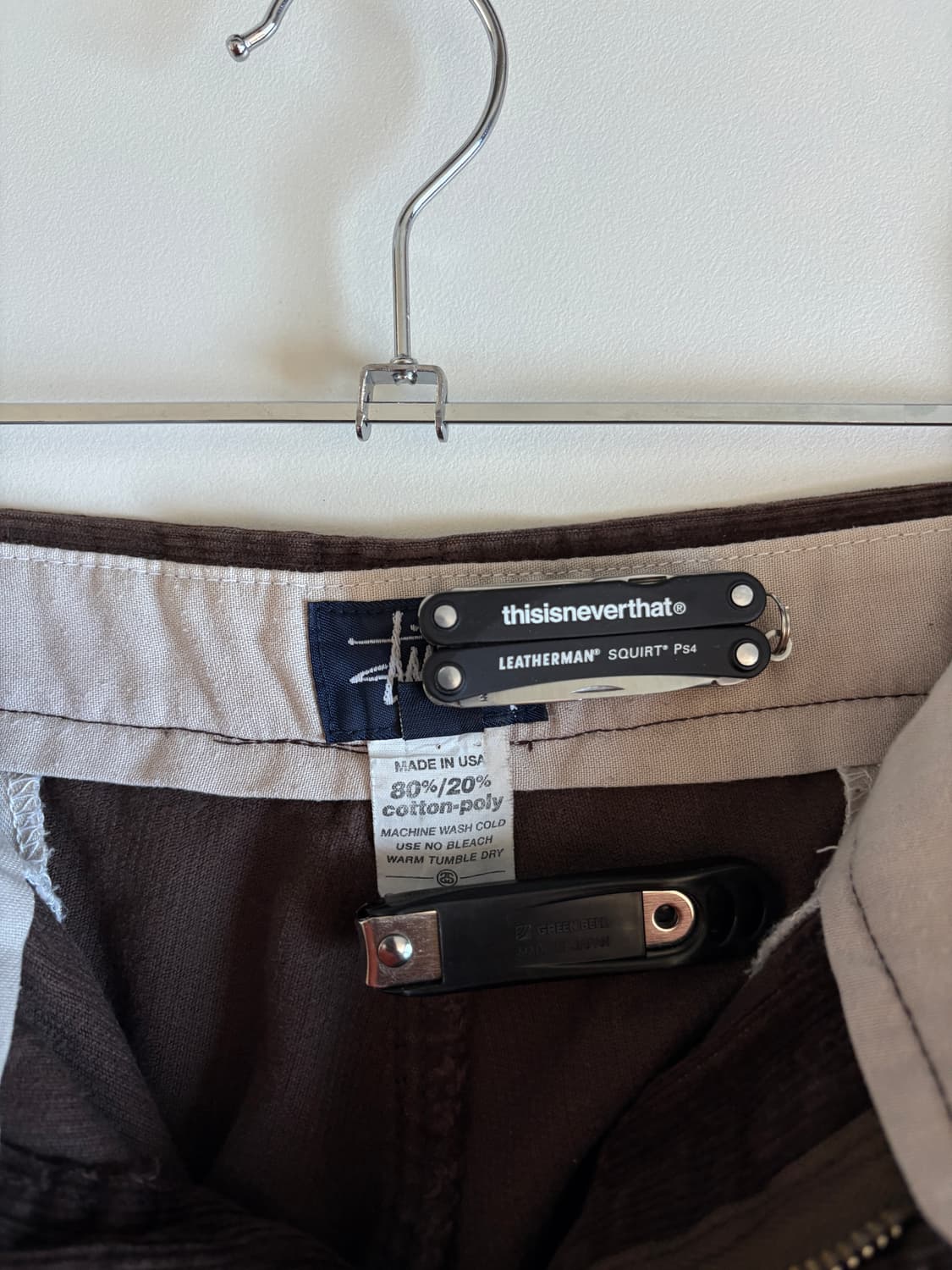 90s 미제 usa 스투시 코듀로이 팬츠 브라운 31 상품이미지6