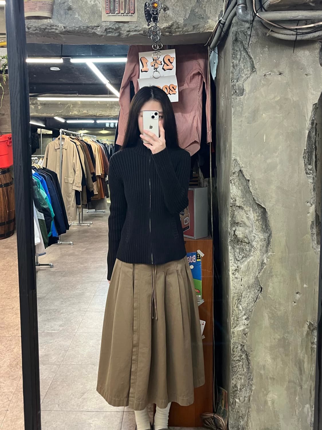 랄프로렌 니트 집업 블랙 XS #csz2956 상품이미지2