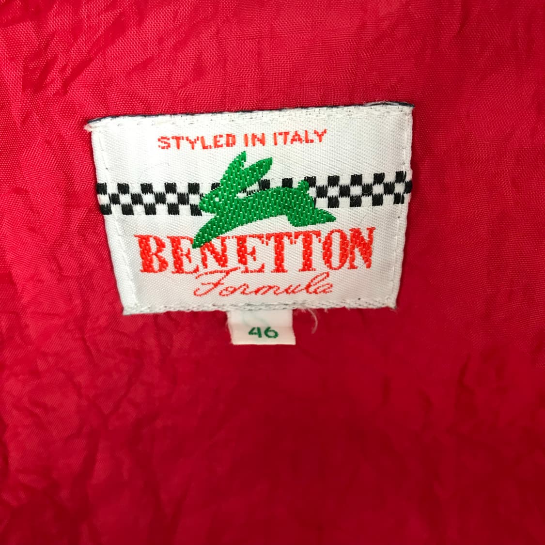 90s 베네통 레이싱 자켓 ma-1 항공점퍼 바이커 f1 오렌지 빈티지 상품이미지8