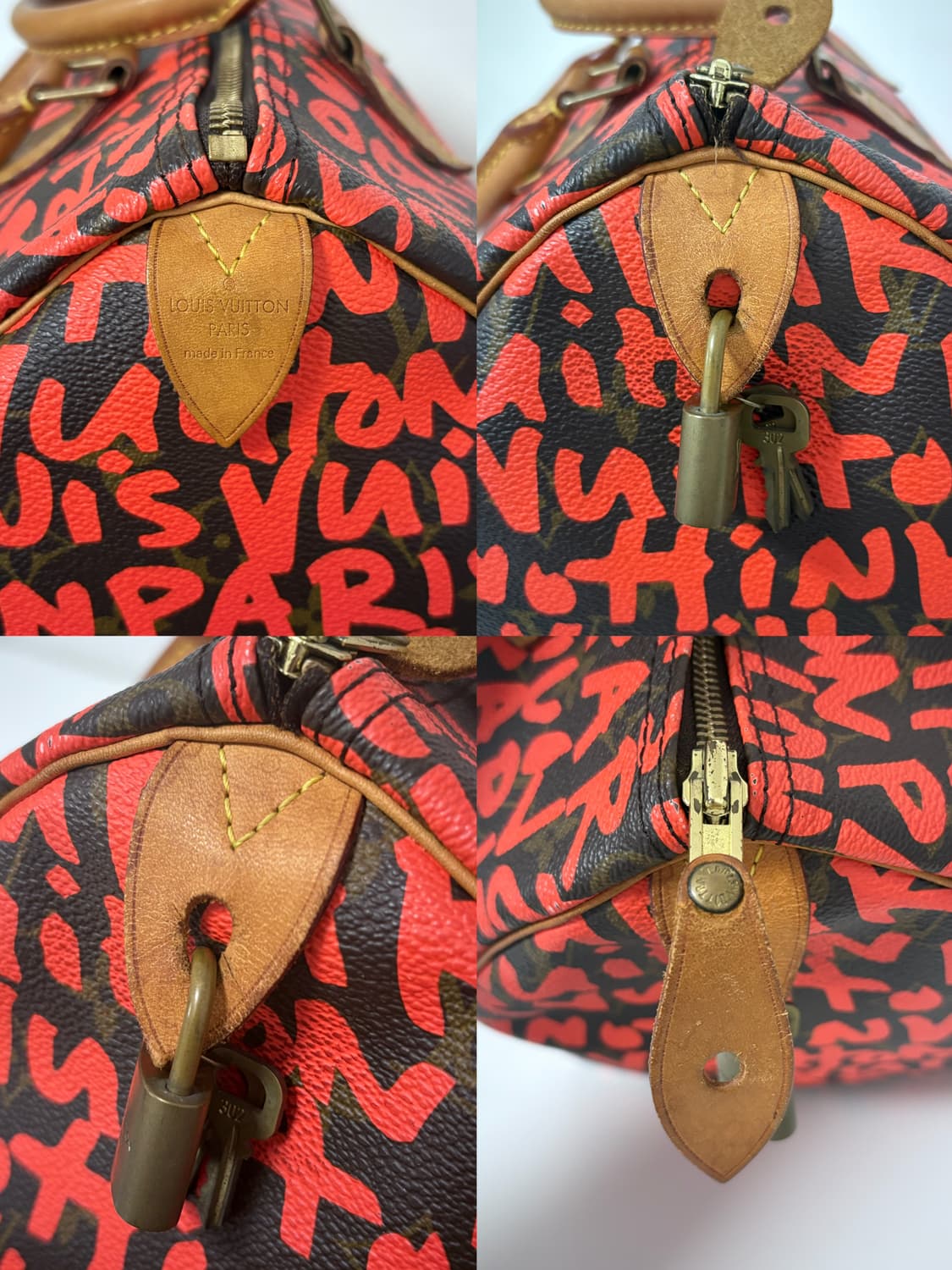 루이비통 그래피티 오렌지 스피디백 상품이미지8