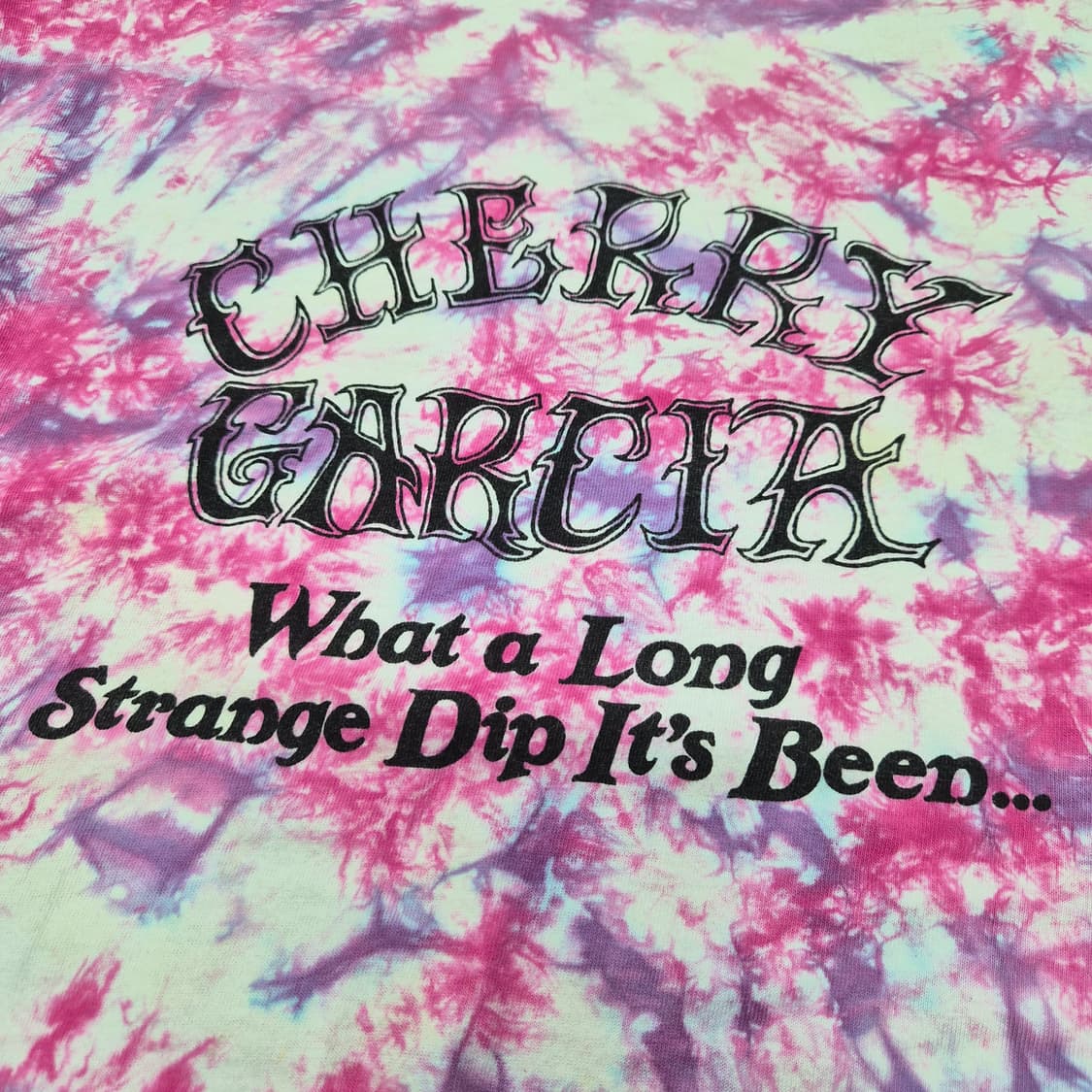 90s Ben & Jerry's Cherry Garcia 타이다이 반팔티 상품이미지4