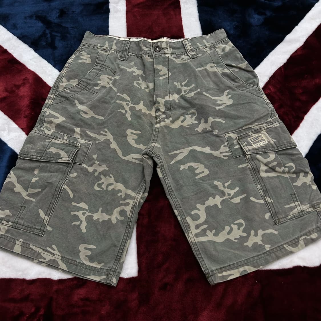 [30]리바이스 카모플라쥬 카고 워크반바지 상품이미지2