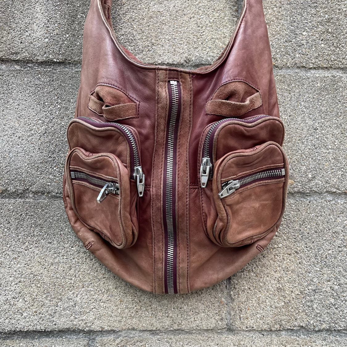 [OS] 알렉산더왕 도나 호보백 버건디 상품이미지4