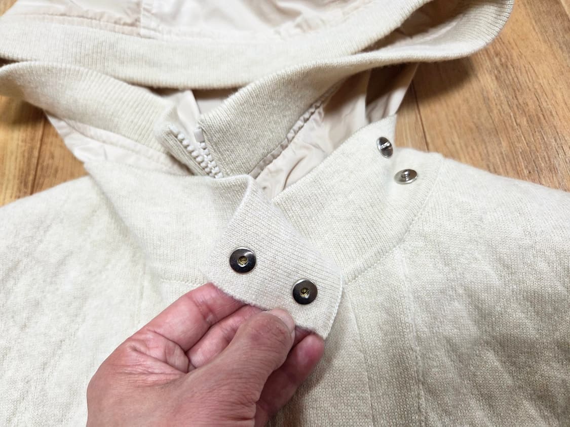 타임(TIME) 패딩 레이어 캐시미어 블렌드 니트점퍼 프리사이즈 상품이미지7