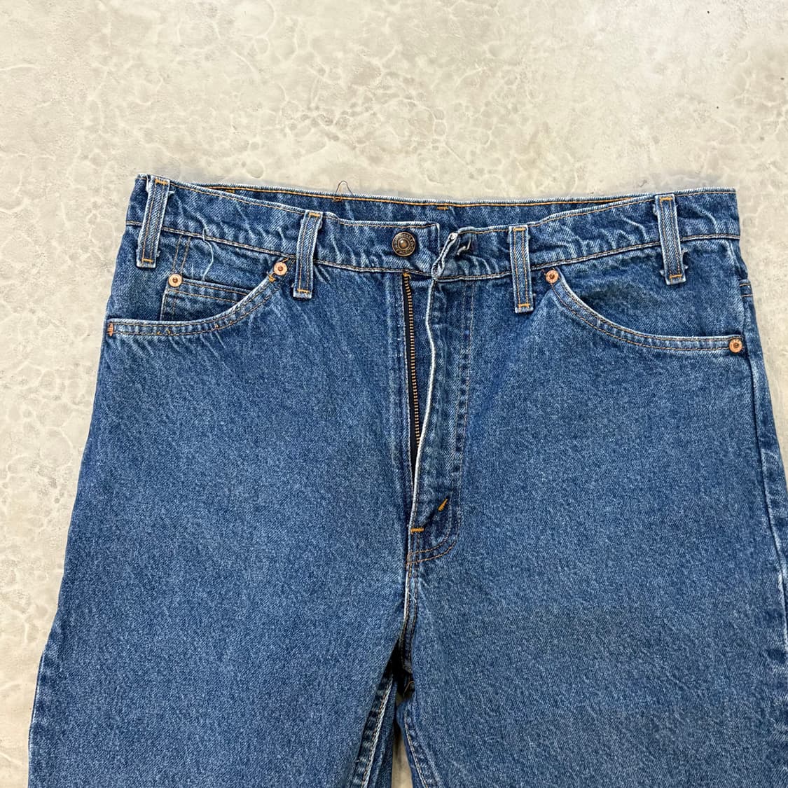 90s USA 🇺🇸리바이스 517 오렌지탭 데님 청바지 중청 상품이미지2