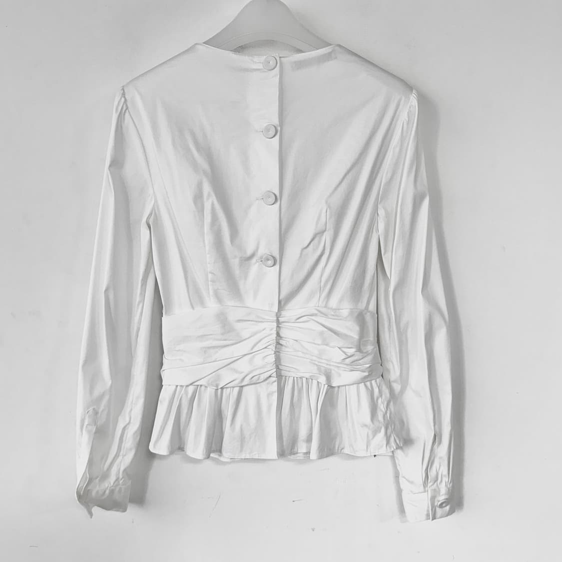 프라다 리본 셔링 블라우스 상품이미지4