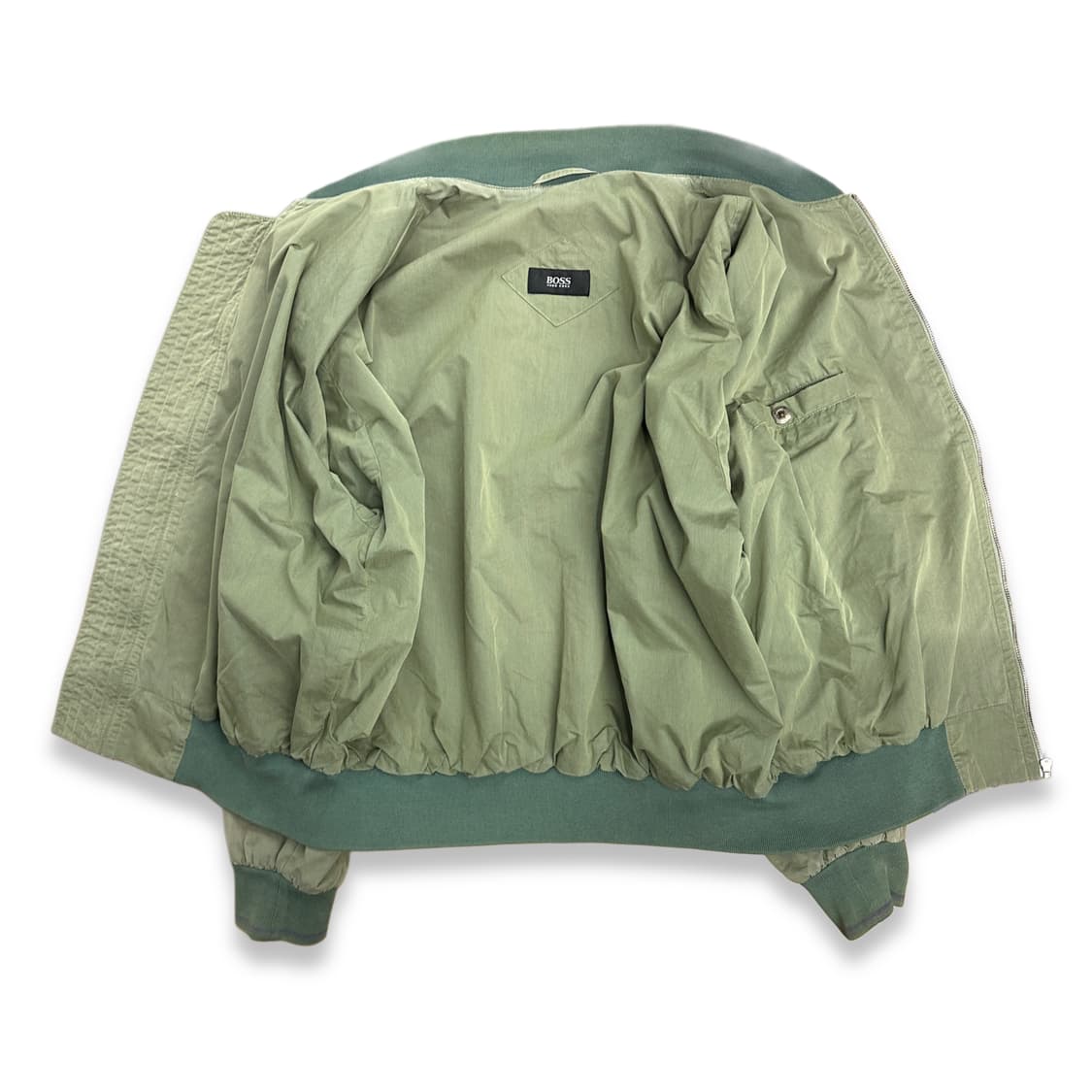 90s HUGO BOSS 봄버 자켓 XL 상품이미지3