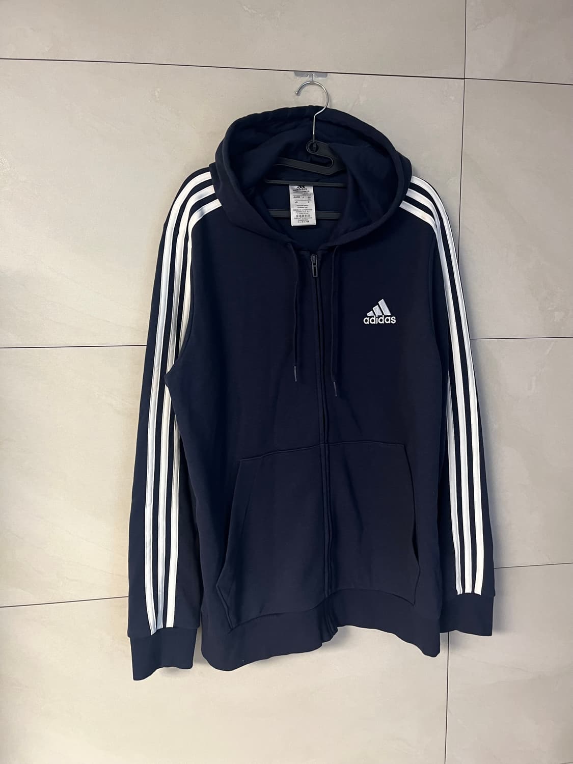 아디다스 네이비 후드집업 (2XL size) 상품이미지2