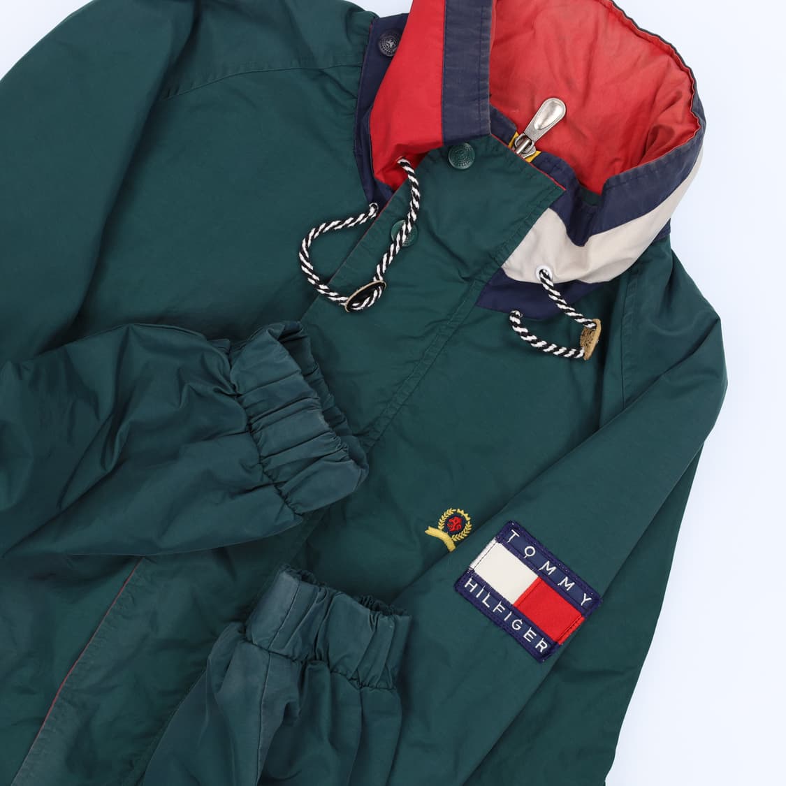 [XL] 타미힐피거 90s 올드스쿨 빈티지 바람막이 자켓 N6810 상품이미지4
