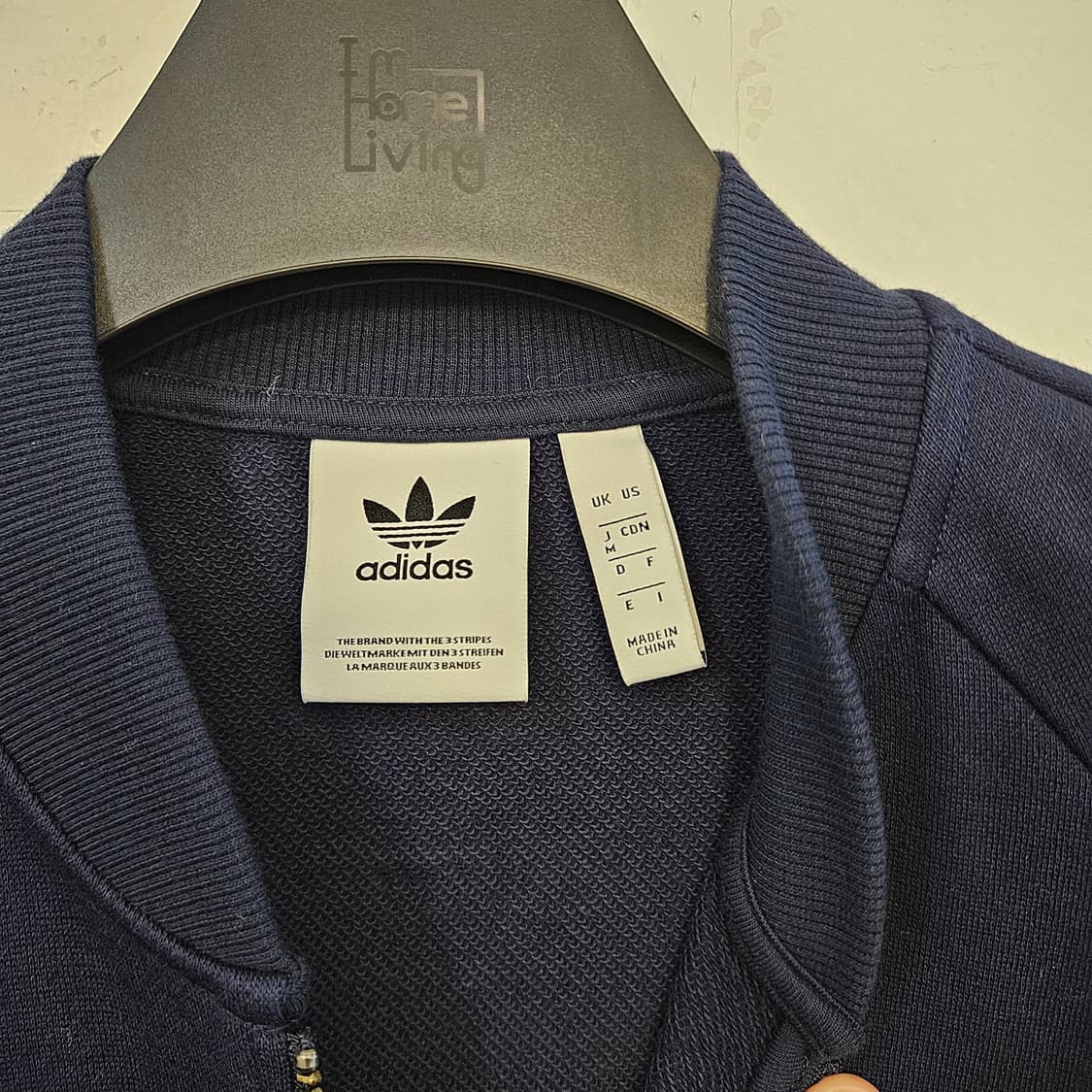 95(M)아디다스 네이비 봄버 자켓 일본판 상품이미지4