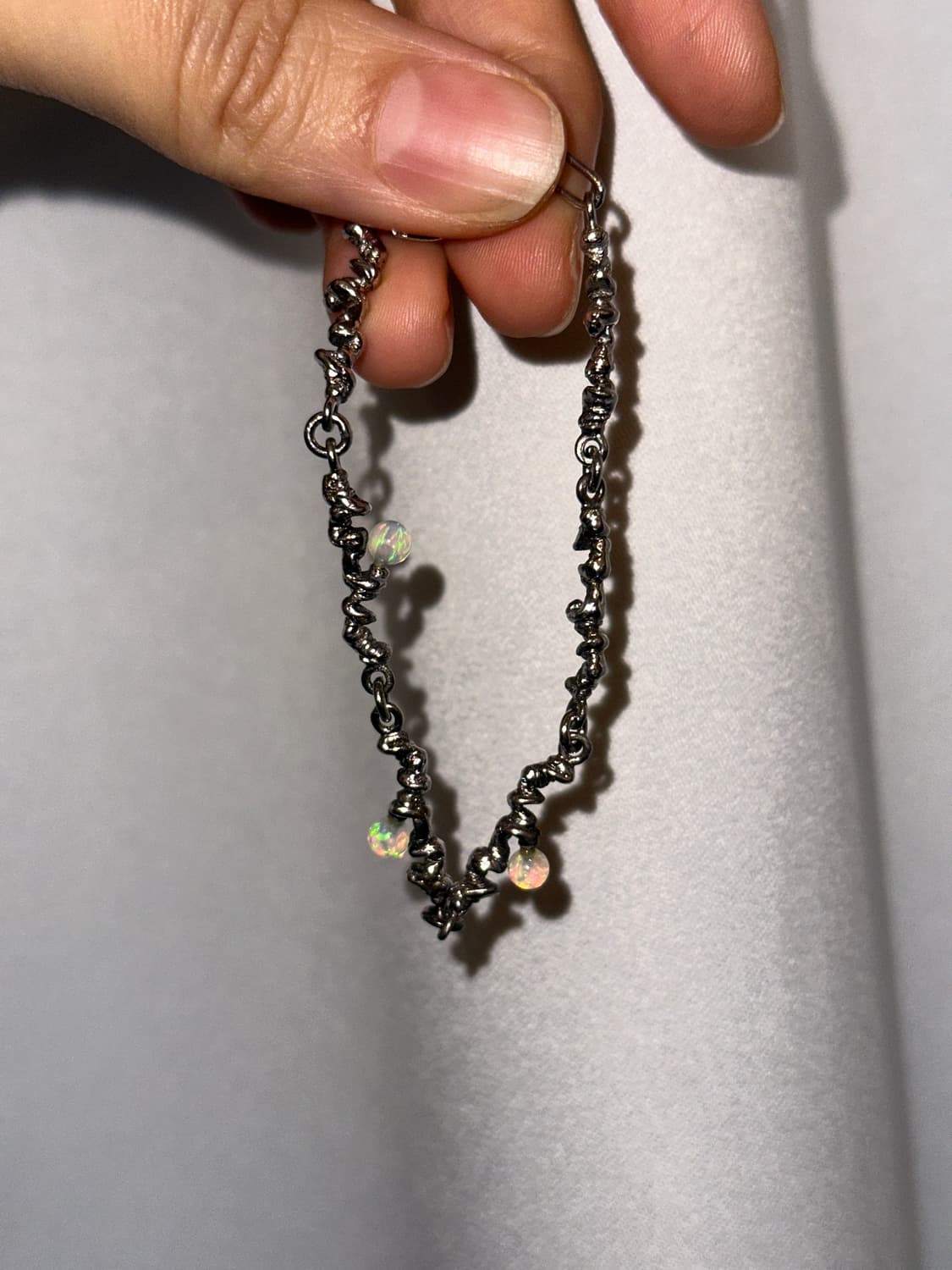 Ethereal Twist Opal 925Silver Bracelet 상품이미지4