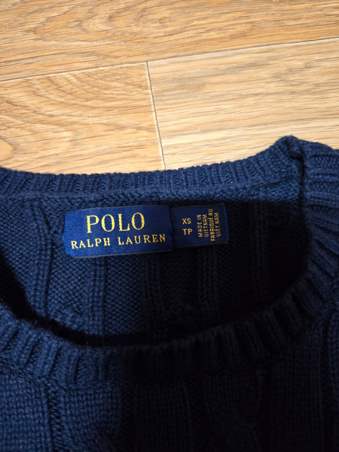 폴로 랄프로렌 여성 네이비 케이블 니트 상품이미지5