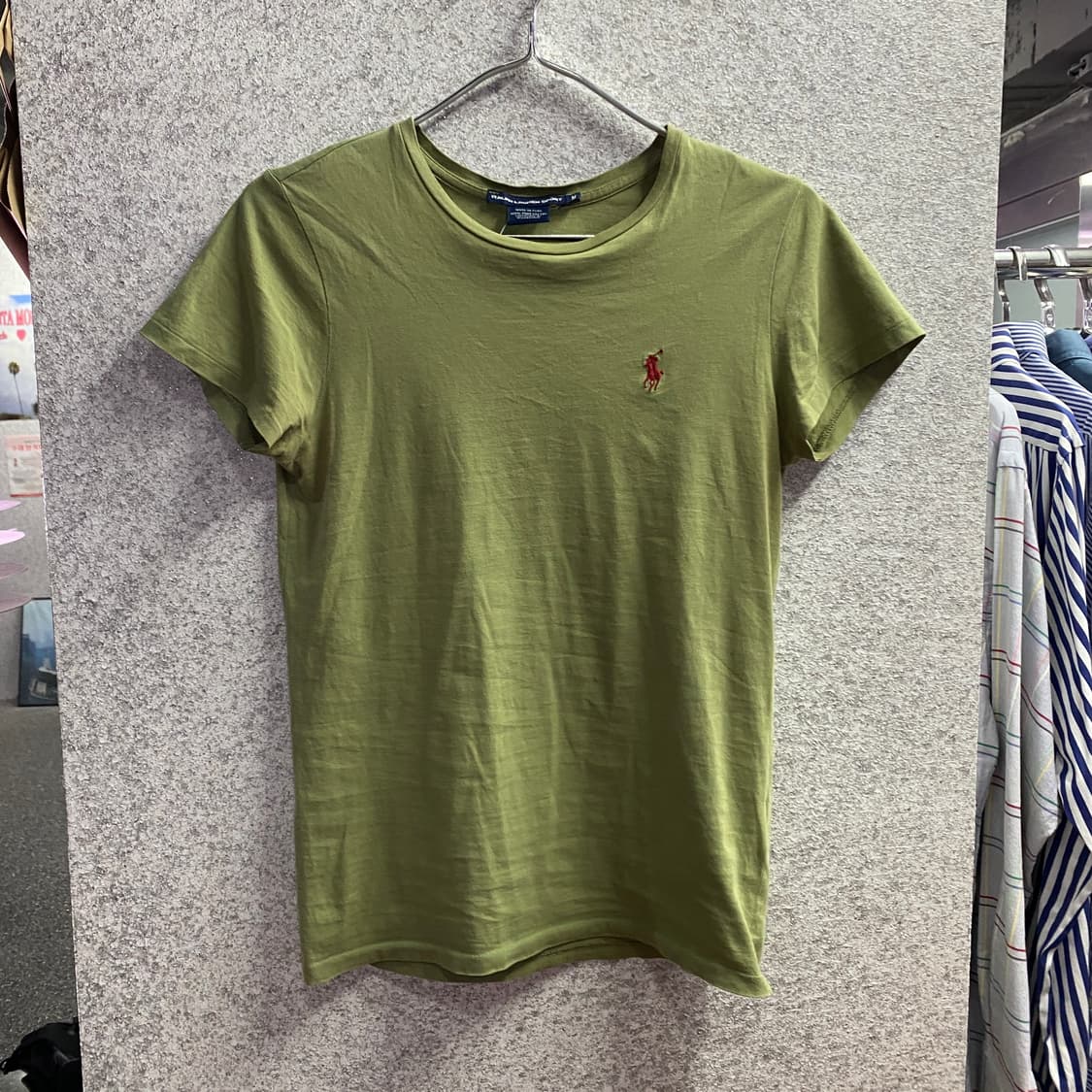 폴로 랄프로렌 레드포니 카키 쇼츠 슬리브 B4678 상품이미지2