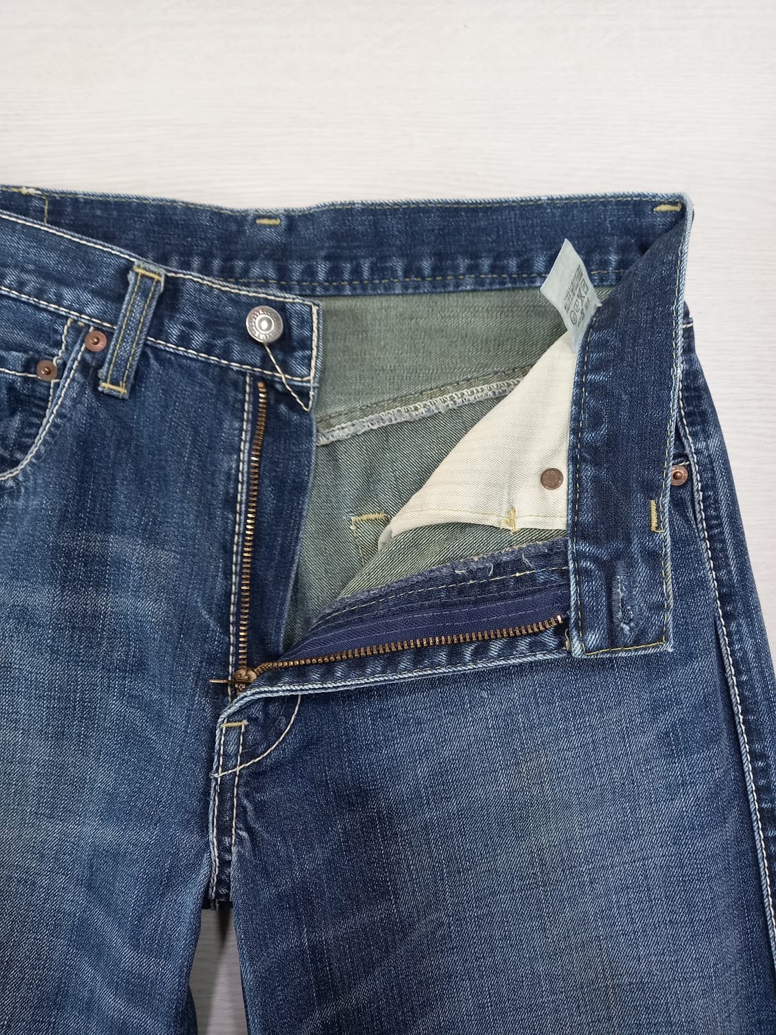 31 04's 리바이스510 Red 워싱 세미와이드진 31-482 상품이미지7