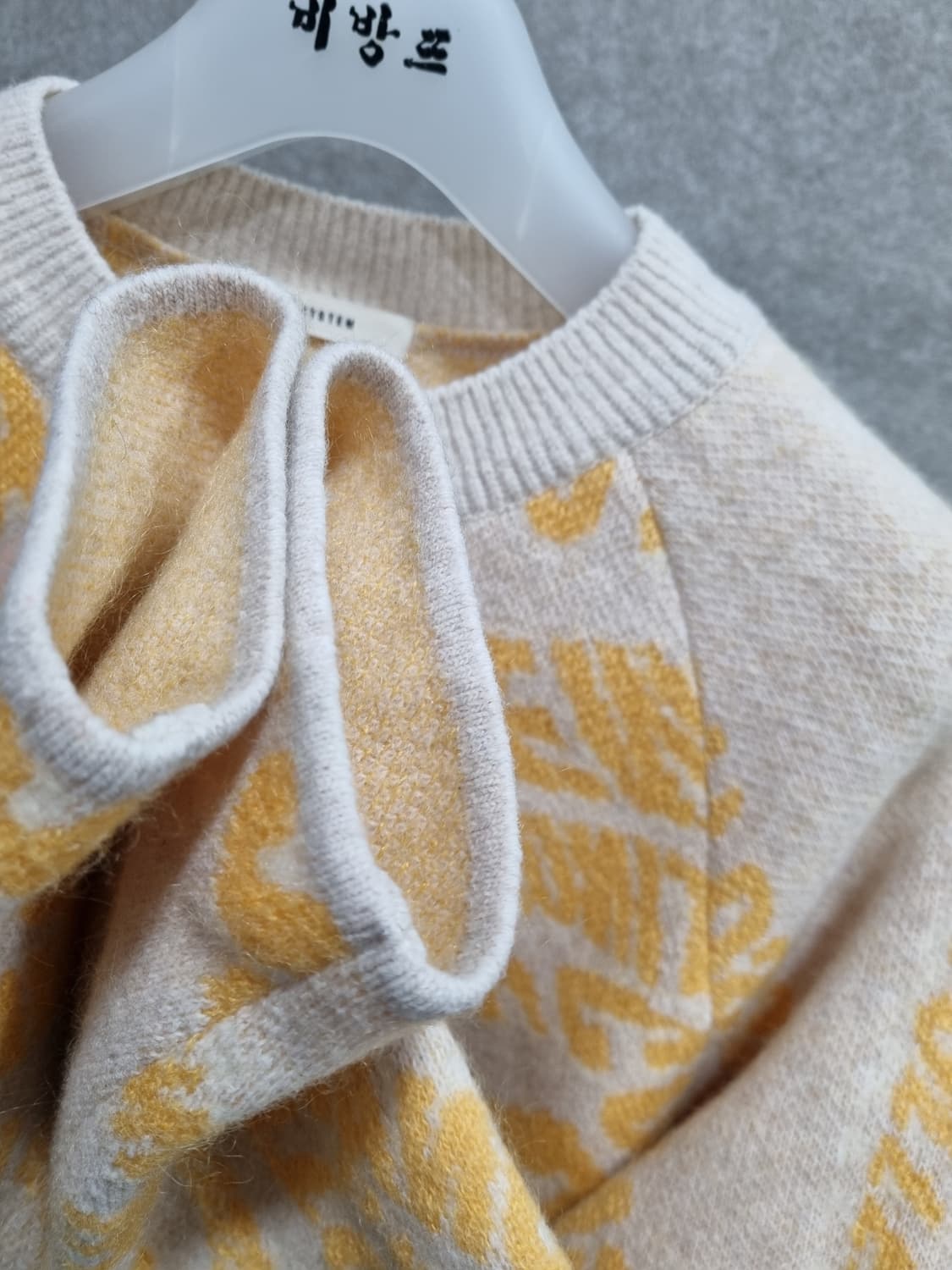 여성 free 시스템 울 니트 긴팔 상품이미지6