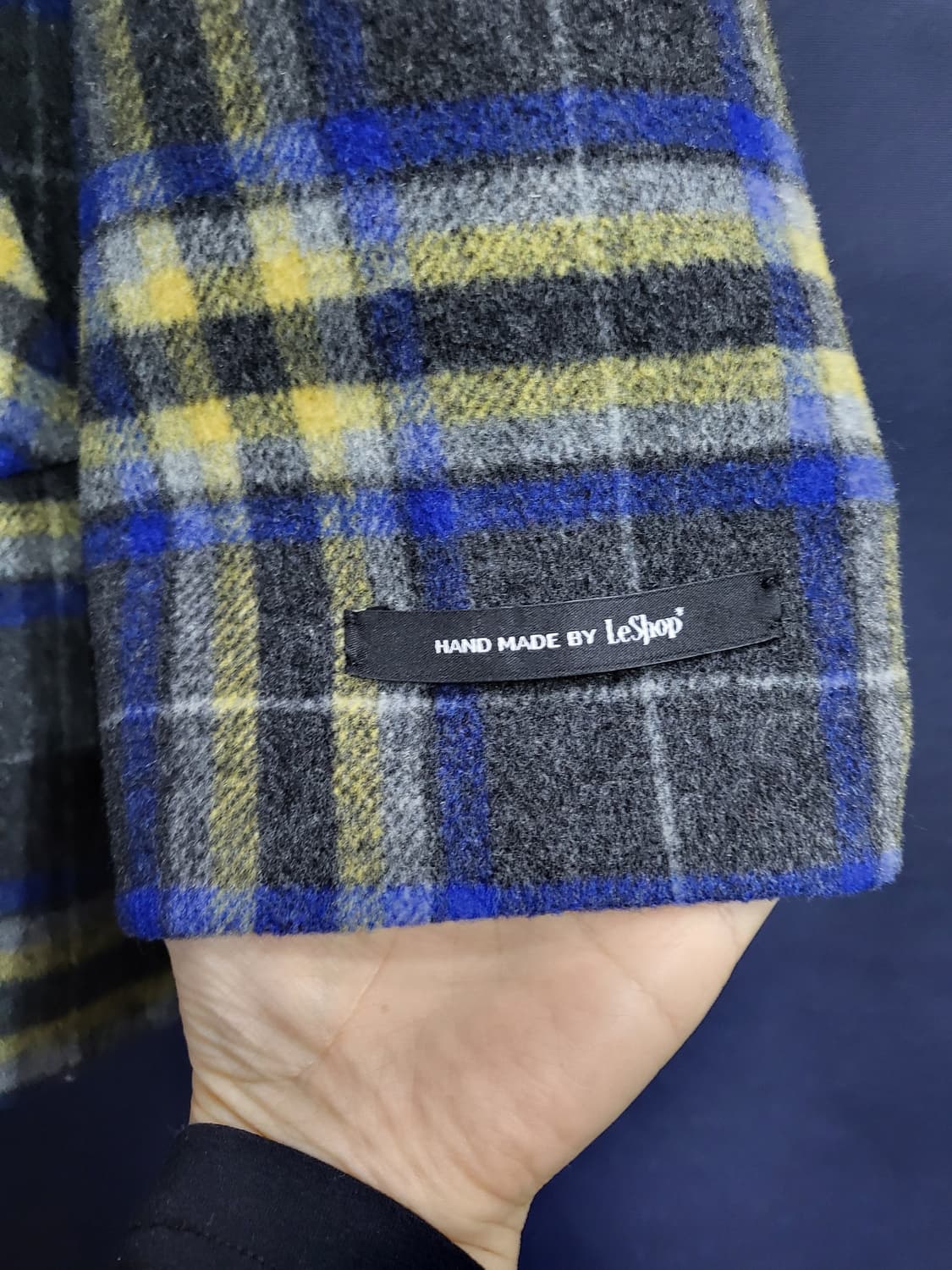 Leshop 핸드메이드 빅카라 오버핏 코드자켓 상품이미지5