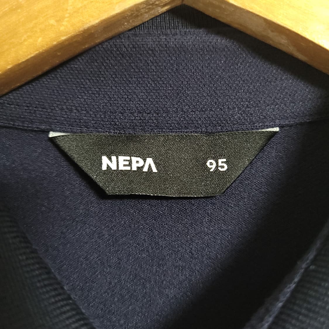 (95) NEPA 네파 남성용 긴팔 카라 티셔츠 차콜 네이비 상품이미지2