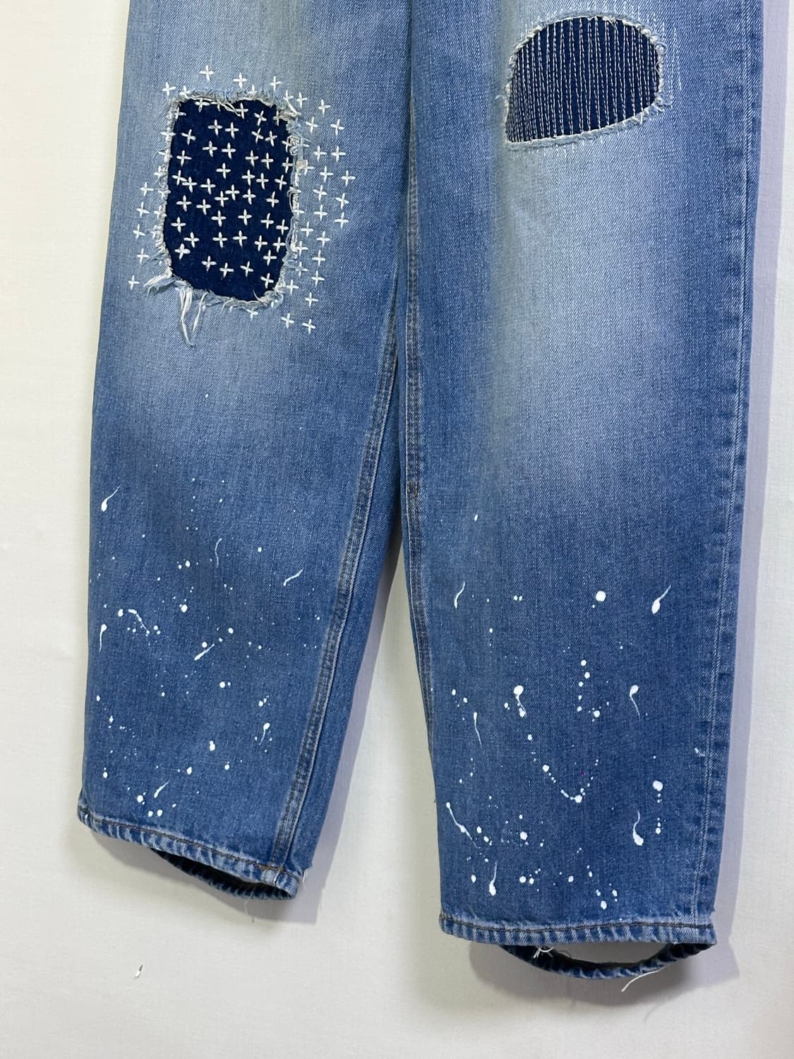 자라 아더에러 패치워크 워싱 데님 진 / 34/29-30“ 상품이미지4