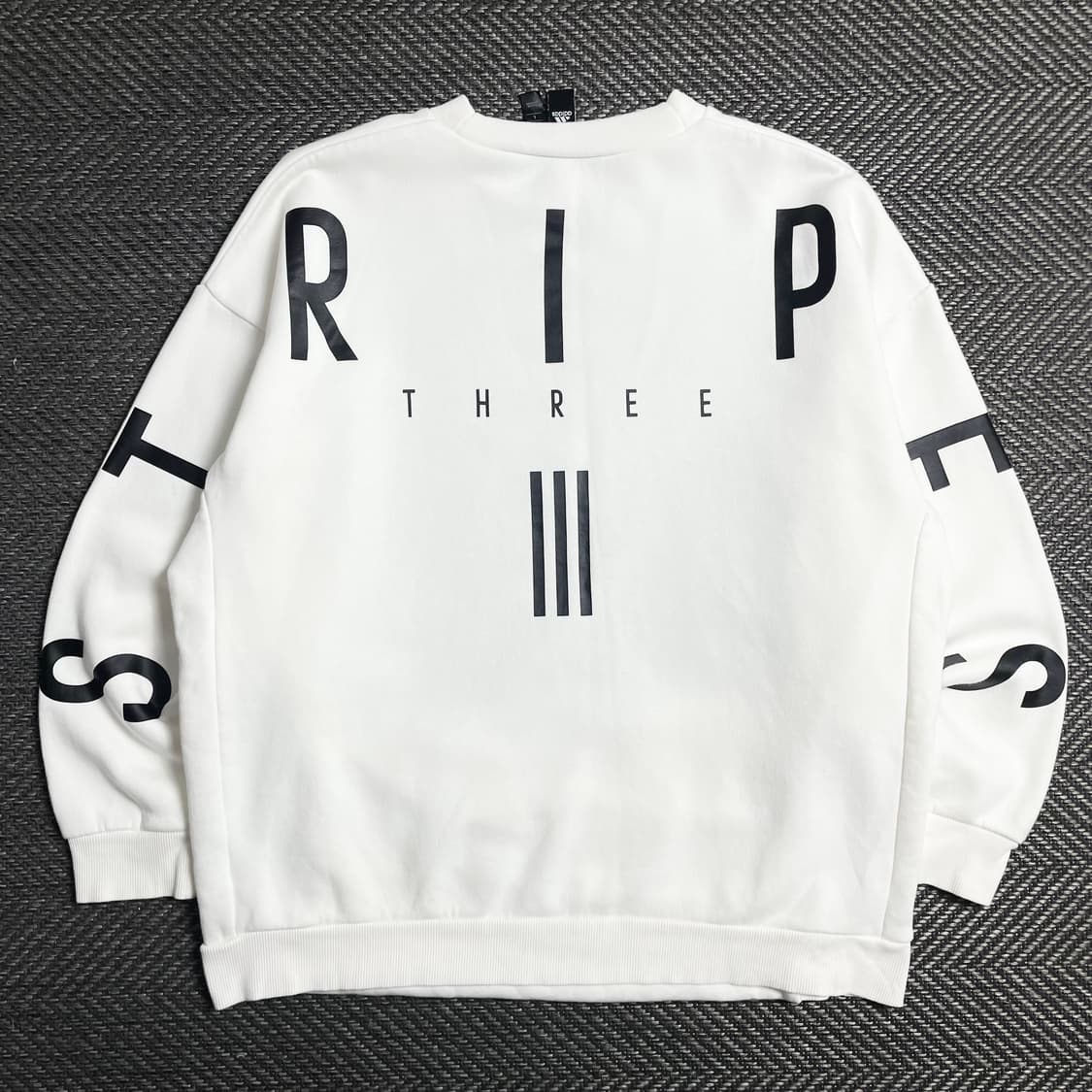 아디다스 stripes 빅로고 박시핏 스웻 셔츠o 5711 상품이미지1