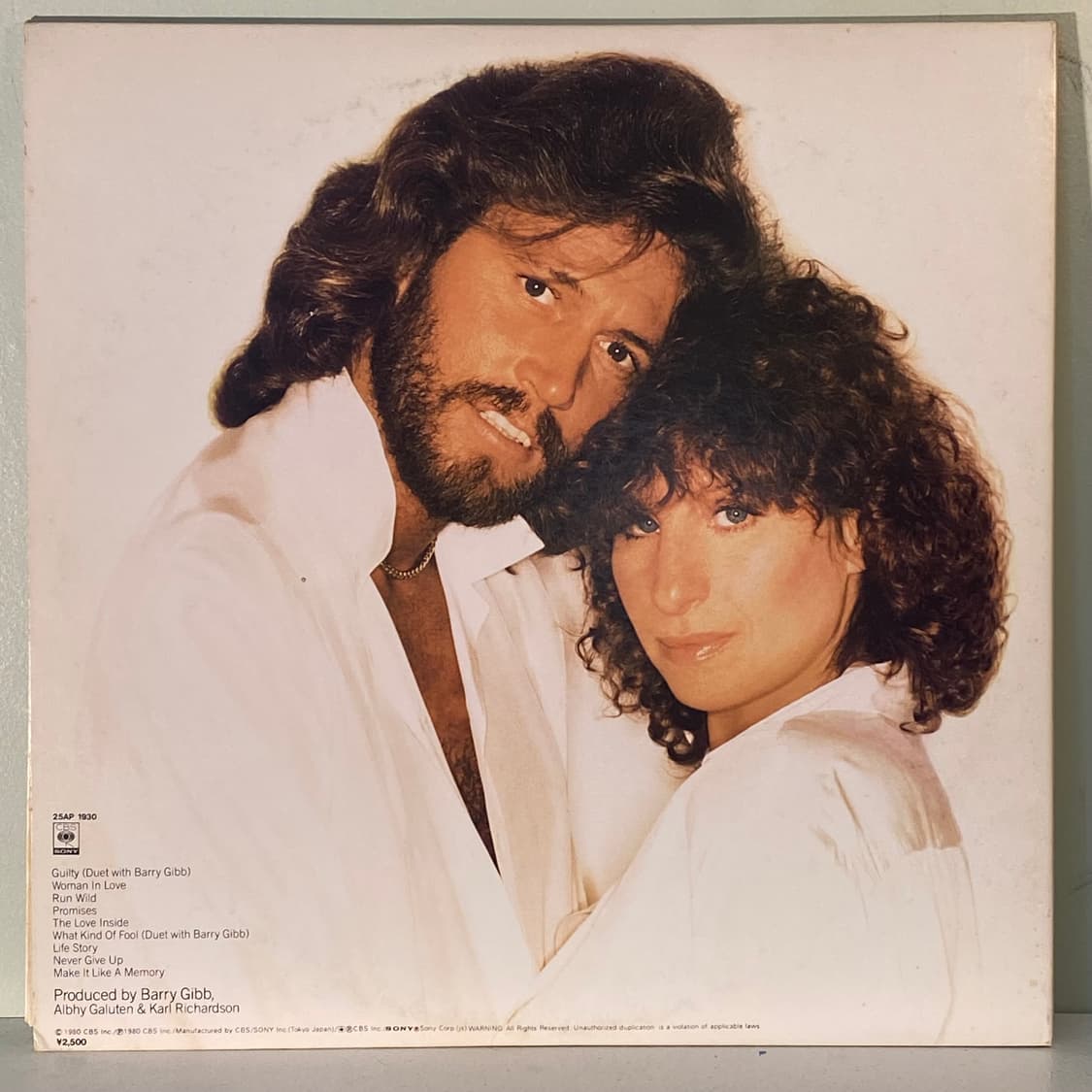 (중고LP-팝) Barbra Streisand -Guilty 상품이미지2