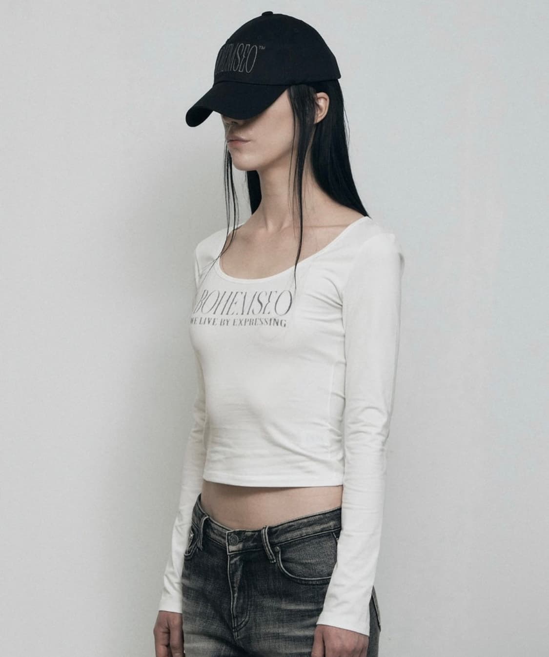 보헤미안서울 롱슬리브 화이트 상품이미지1