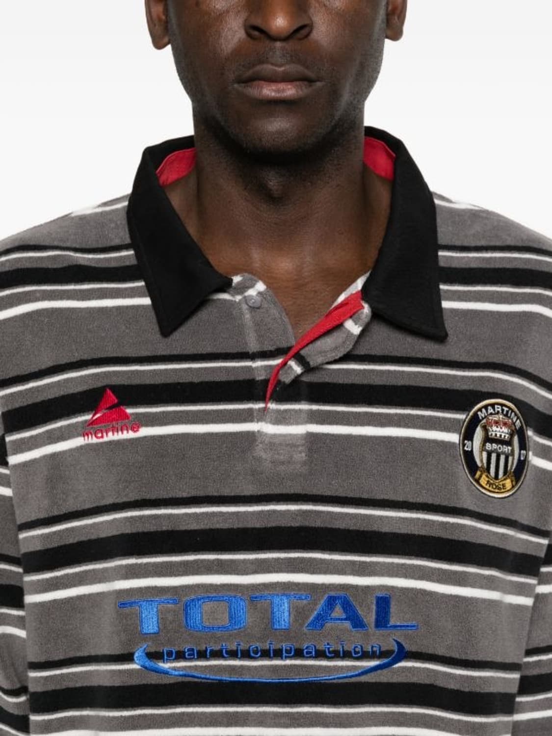 [S,M]마틴로즈 26ss 스트라이프 폴로 티 상품이미지2