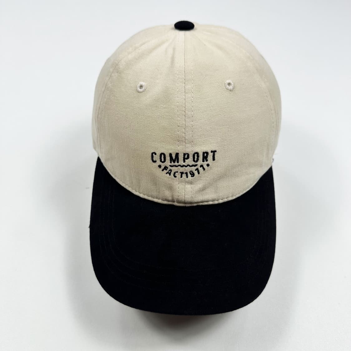 VTG 빈티지 컴포트 아이보리 볼캡 모자 상품이미지2