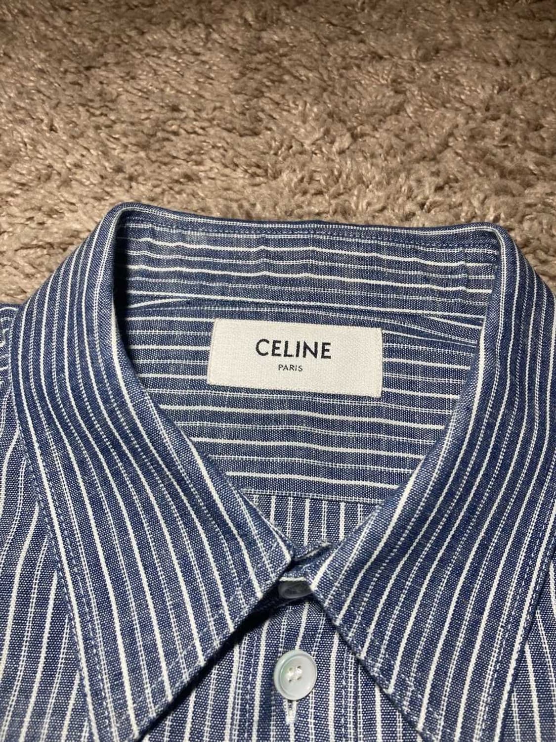 [BTS 지민님 착용] 셀린느 20ss 히코리 스트라이프 셔츠 상품이미지5