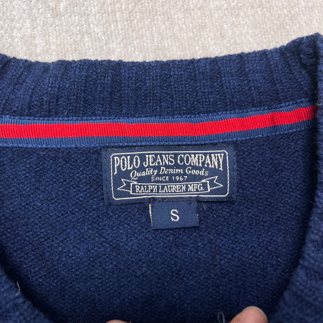 95 폴로 랄프로렌 진스 성조기 니트 상품이미지3