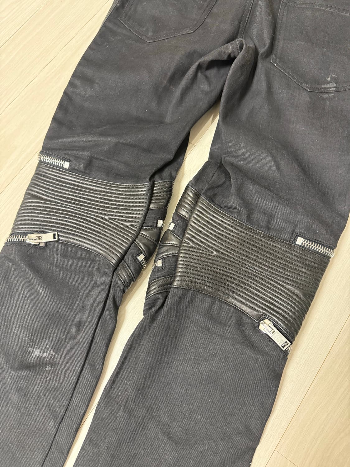 생로랑 14fw 레더패널진 상품이미지6