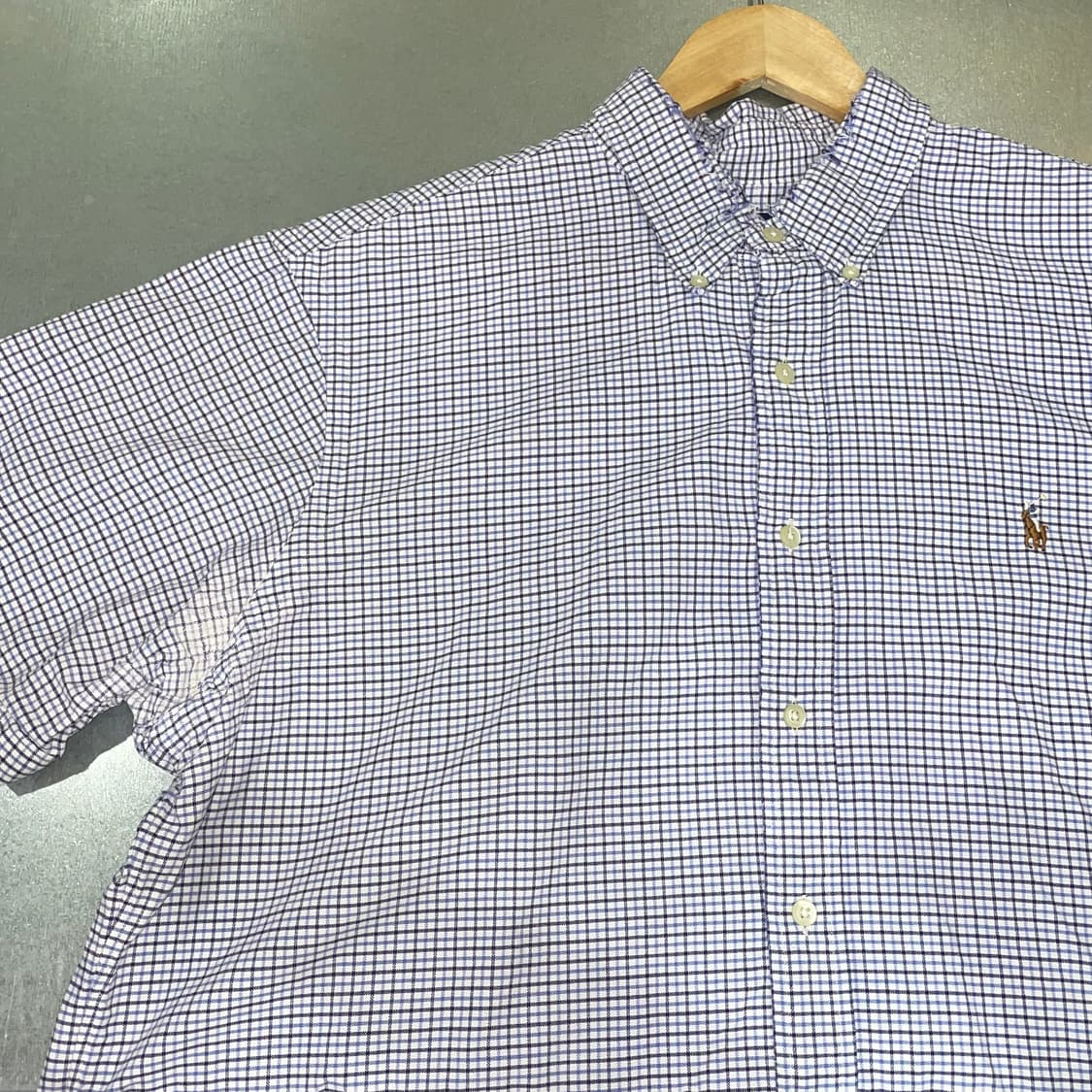 (XL) POLO 폴로 랄프로렌 체크 반팔 셔츠 상품이미지4