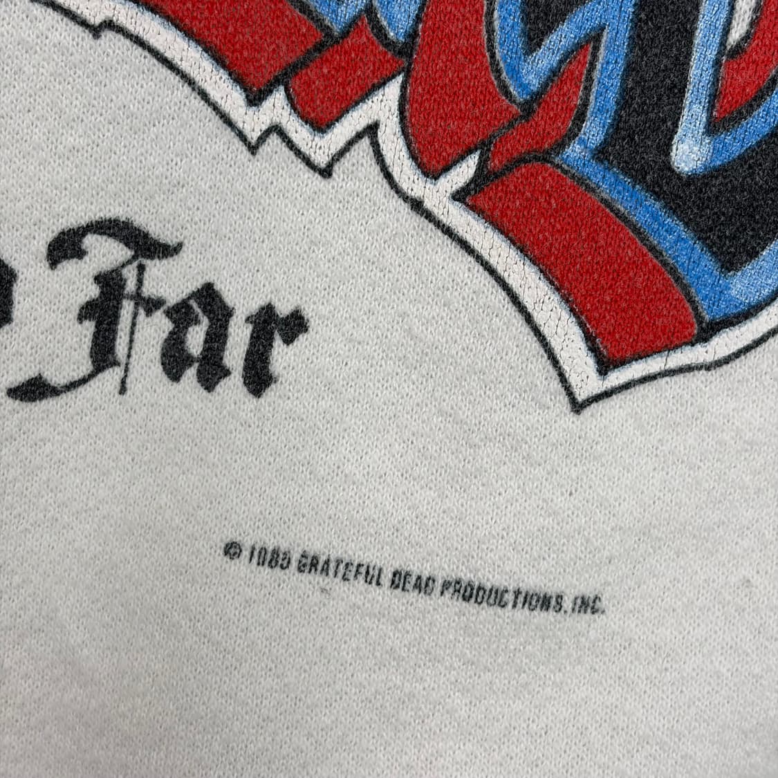 80s 그레이트풀데드 투어 밴드 스웻셔츠 맨투맨 티셔츠 상품이미지7