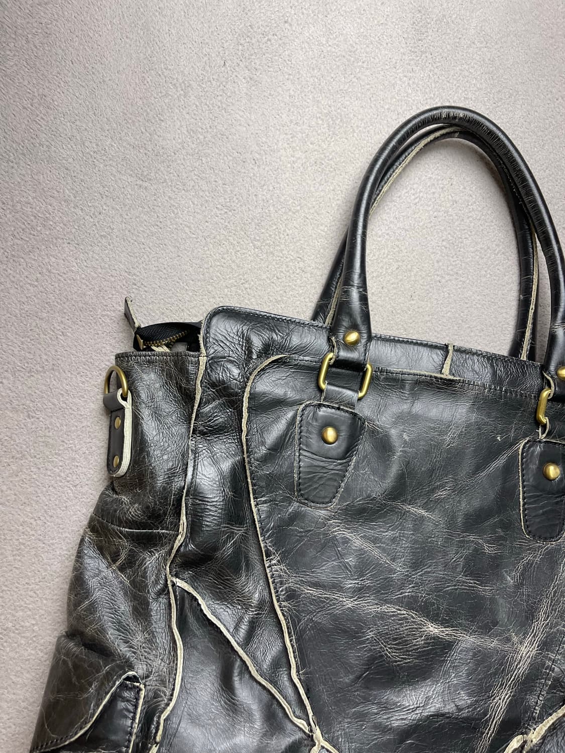 CONNIE LINE 빈티지 소가죽가방 - 숄더백 상품이미지6