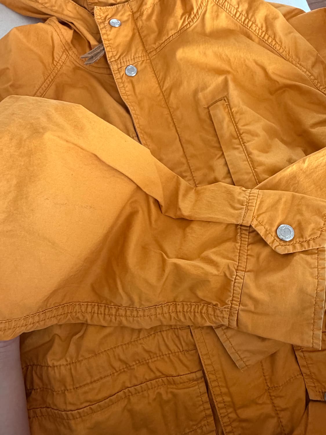 울리치 옐로우 색상의 후드 자켓 M 상품이미지9