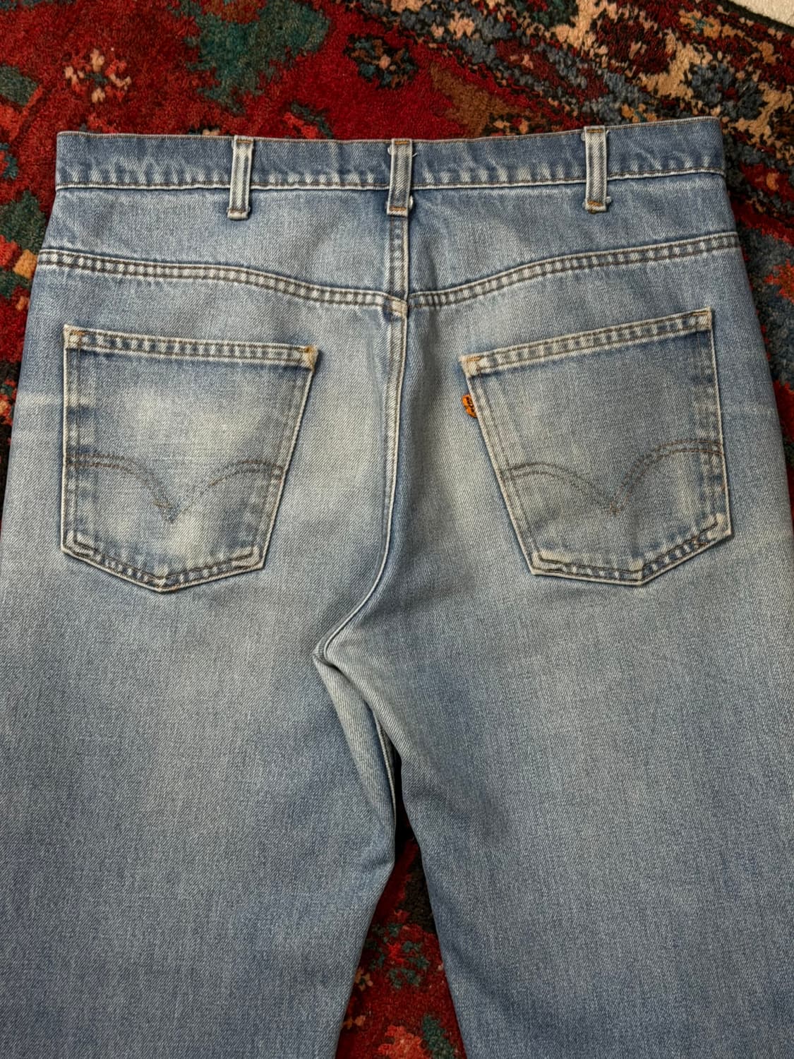 80's USA Made 빈티지 리바이스 646 벨바텀 부츠컷 오렌지탭 상품이미지7