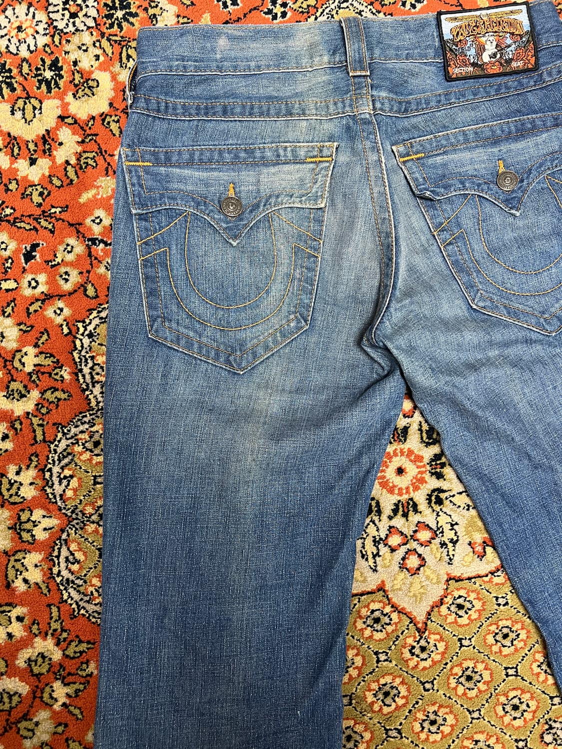 [31] 트루릴리전 부츠컷 데님 팬츠 라이트블루 상품이미지5