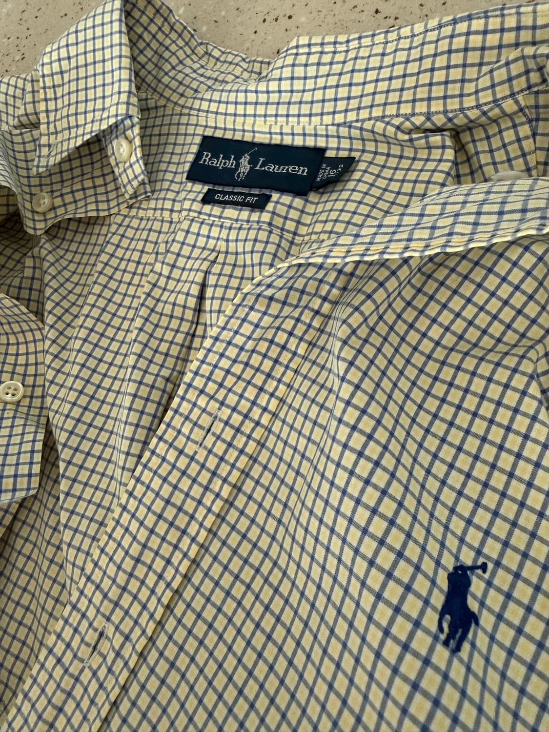 폴로 빈티지 체크셔트 상품이미지3