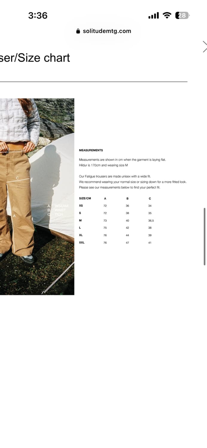 SOLITUDE Valley Cargo Trouser 상품이미지6