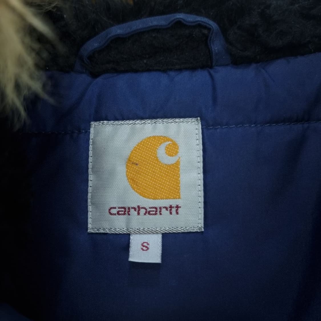 [칼하트] 로고 패치 앵커리지 야상 패딩 네이비 M17979 상품이미지8