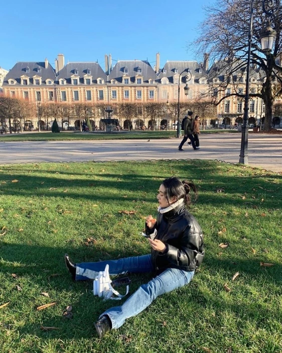 VPPLEMENT 크롭 페이크레더 구스 다운 가죽자켓 레더자켓 상품이미지4