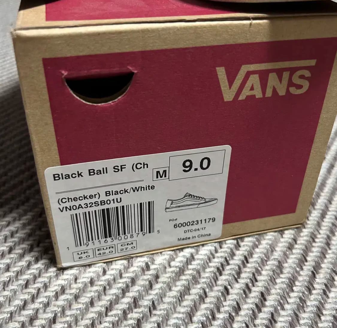 [270mm] Vans 반스 블랙볼 체커보드 스니커즈 상품이미지8